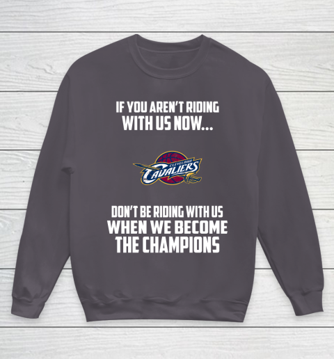 NBA Cleveland Cavaliers Basketball We Become The Champions Youth Sweatshirt 5
