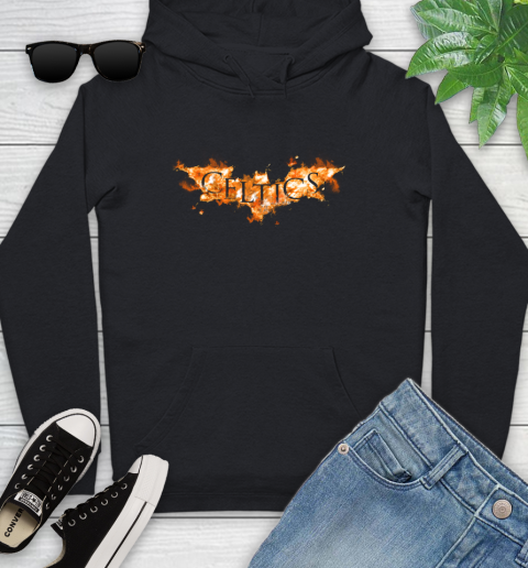 NBA Boston Celtics Batman Logo DC Basketball Sports Shirt Youth Hoodie