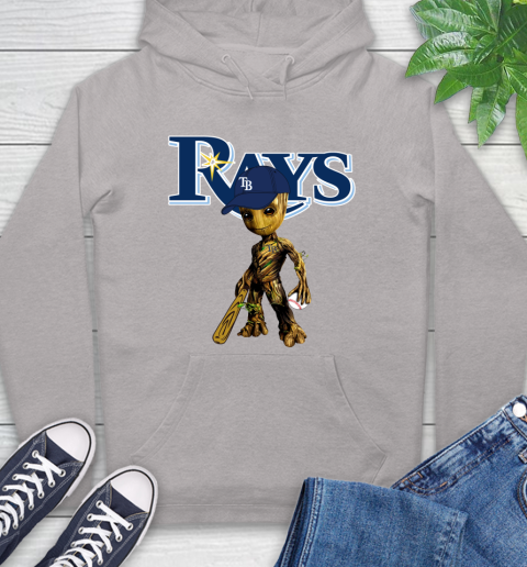 MLB Tampa Bay Rays Groot Guardians Of The Galaxy Baseball Hoodie 12