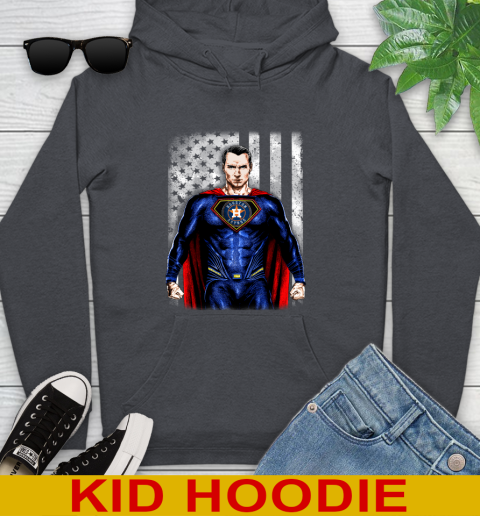 MLB Baseball Houston Astros Superman DC Shirt Youth Hoodie 9
