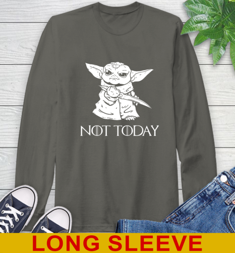 Not Today Game Of Thrones Star Wars Baby Yoda Shirt 64