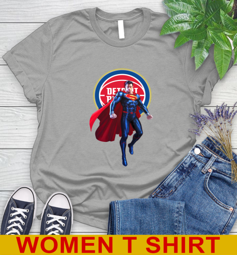 NBA Awesome Superman Basketball Sports Detroit Pistons 99