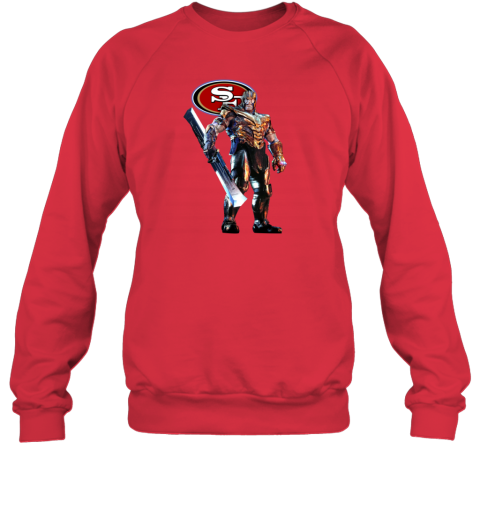 NFL Captain America Marvel Avengers Endgame Football Sports San Francisco  49ers Hoodie