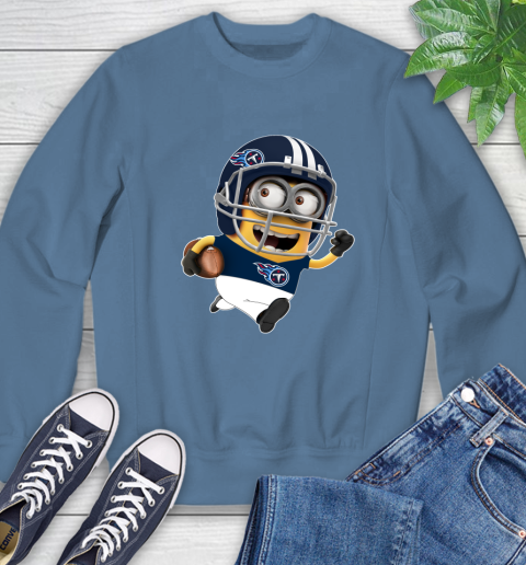 NFL Tennessee Titans Minions Disney Football Sports Sweatshirt 7