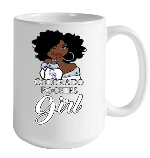 Colorado Rockiess Girl MLB Color Changing Mug 15oz 2