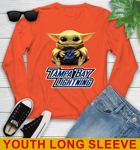 NHL Hockey Tampa Bay Lightning Star Wars Baby Yoda Shirt 125