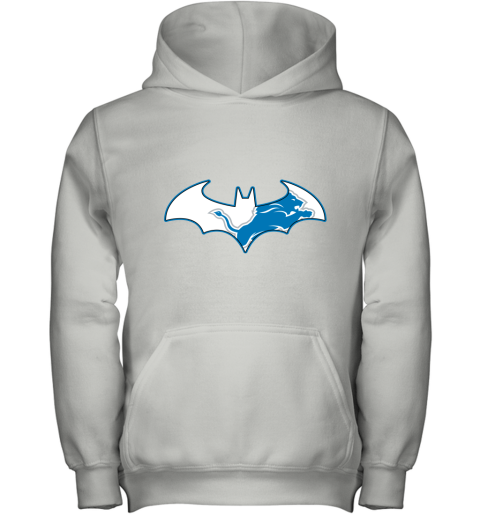 We Are The Detroit Lions Batman NFL Mashup Youth Hoodie