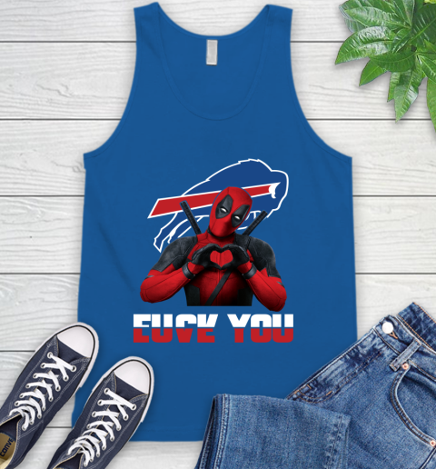 NHL Buffalo Bills Deadpool Love You Fuck You Football Sports Tank Top 4