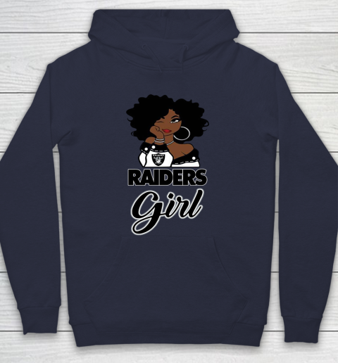Oakland Raiders Girl NFL Hoodie 4