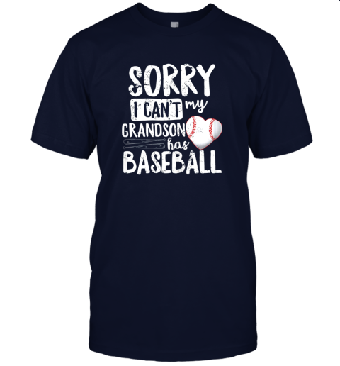 5tv2 sorry i can39 t my grandson has baseball shirt grandma jersey t shirt 60 front navy