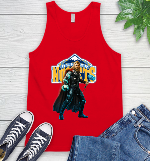 NBA Thor Avengers Endgame Basketball Denver Nuggets Tank Top 6