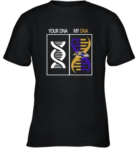 My DNA Is The Baltimore Ravens Football NFL Youth T-Shirt