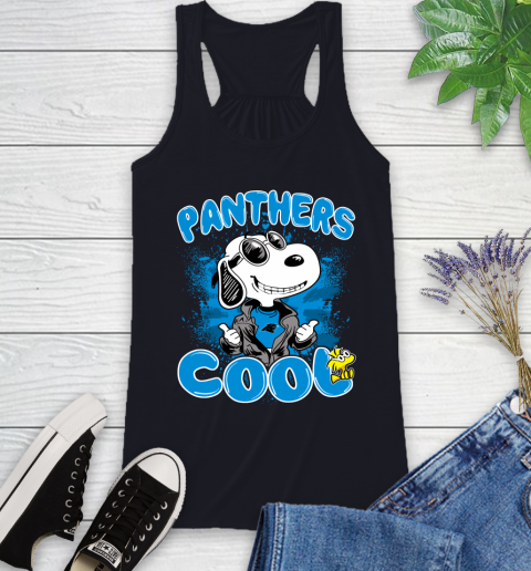 NFL Football Carolina Panthers Cool Snoopy Shirt Racerback Tank 7