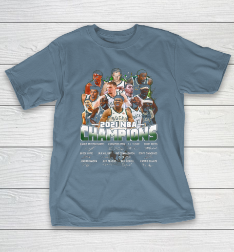 Milwaukee Bucks Championship shirt Milwaukee Basketball Bucks Finals 2021 T-Shirt 6