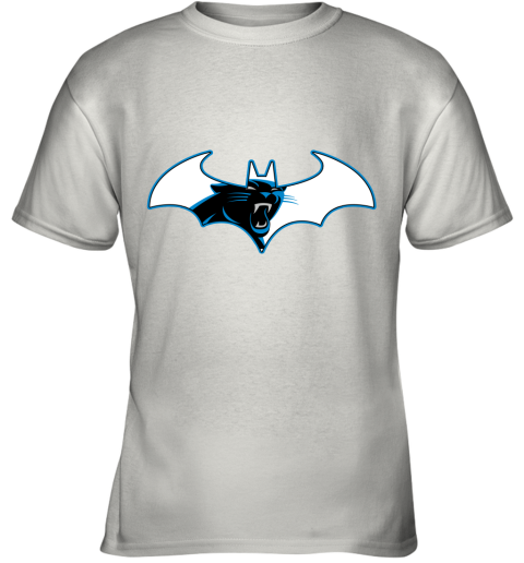 We Are The Carolina Panthers Batman NFL Mashup Youth T-Shirt