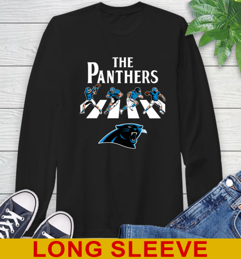 NFL Football Carolina Panthers The Beatles Rock Band Shirt Long Sleeve T-Shirt