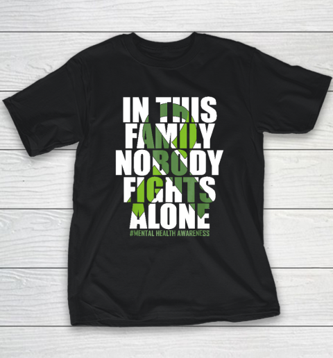 Mental Health Awareness Ribbon Family You Matter Kindness Youth T-Shirt
