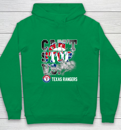 MLB Texas Rangers Baseball Can't Stop Vs Rangers Youth Hoodie 4