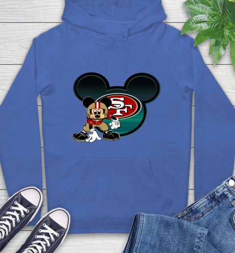 NFL San Francisco 49ers Mickey Mouse Disney Football T Shirt Hoodie 9