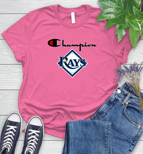 MLB Baseball Tampa Bay Rays Champion Shirt Women's T-Shirt 11