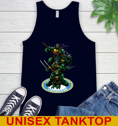 NFL Football Los Angeles Chargers Teenage Mutant Ninja Turtles Shirt Tank Top 3
