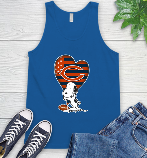 Chicago Bears NFL Football The Peanuts Movie Adorable Snoopy Tank Top 6 Chicago Bears NFL Football The Peanuts Movie Adorable Snoopy Tank Top - Image 6