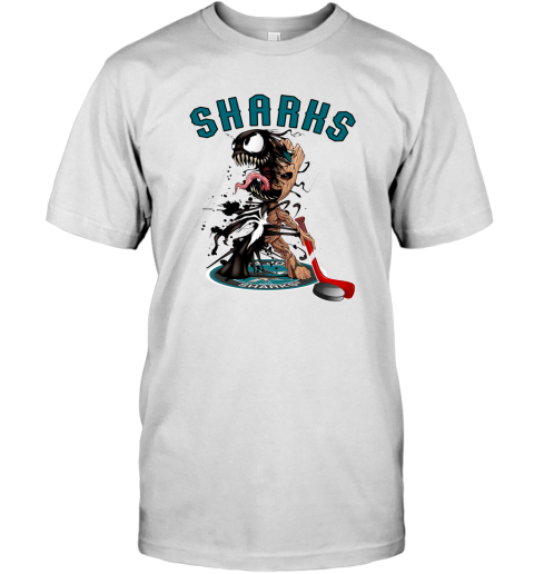 NHL San Jose Sharks Hockey Venom Groot Guardians Of The Galaxy