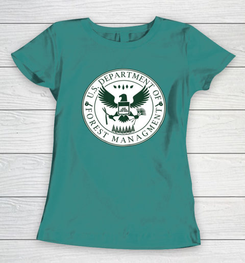 Make America Rake Again US Department Of Forest Managment Women's T-Shirt 10
