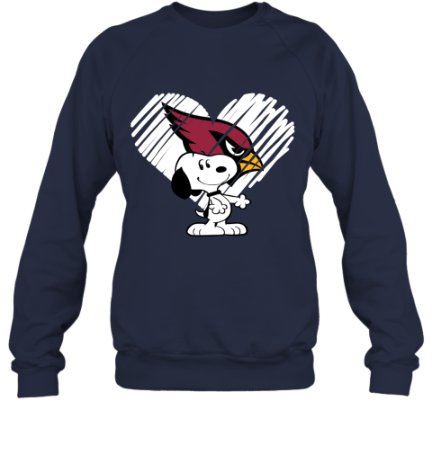 qxmr happy christmas with arizona cardinals snoopy sweatshirt 35 front navy