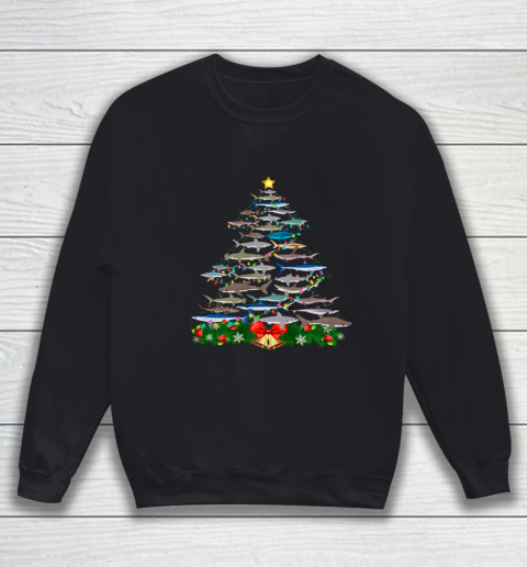 SHARK Christmas Tree Shirt SHARK Lovers Gifts Sweatshirt
