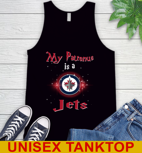 NHL Hockey Harry Potter My Patronus Is A Winnipeg Jets Tank Top