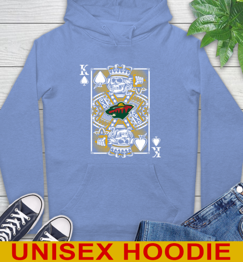 Minnesota Wild NHL Hockey The King Of Spades Death Cards Shirt Hoodie 11