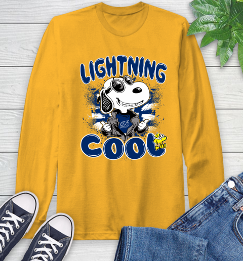 NHL Hockey Tampa Bay Lightning Cool Snoopy Shirt Long Sleeve T-Shirt 2