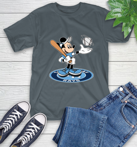MLB Baseball Tampa Bay Rays Cheerful Mickey Disney Shirt T-Shirt 7