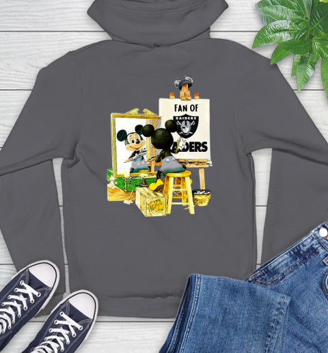 NFL Football Oakland Raiders Mickey Drawing Shirt 20