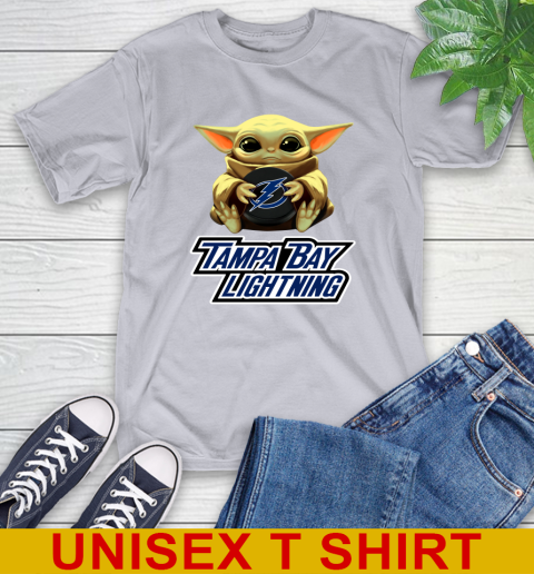NHL Hockey Tampa Bay Lightning Star Wars Baby Yoda Shirt 6