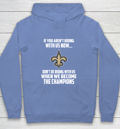 NFL New Orleans Saints Football We Become The Champions Youth Hoodie 8