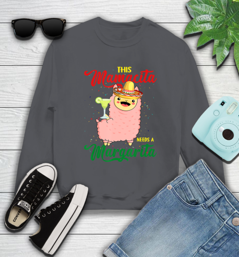 Nurse Shirt This Mamacita needs a Margarita Llama T Shirt Sweatshirt 6