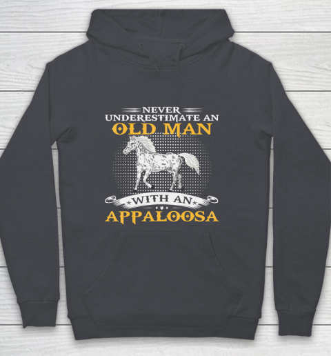 Father gift shirt Mens Never Underestimate An Old Man With An Appaloosa Horse Funny T Shirt Youth Hoodie 5