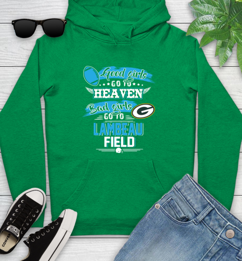 Green Bay Packers NFL Bad Girls Go To Lambeau Field Shirt Youth Hoodie 9