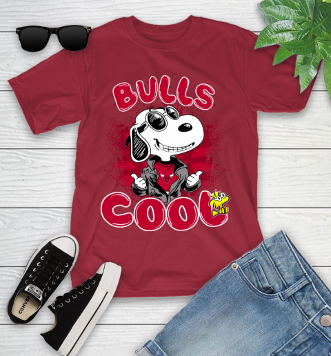 NBA Basketball Chicago Bulls Cool Snoopy Shirt Youth T-Shirt 12