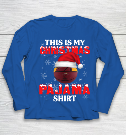 Miami Heat This Is My Christmas Pajama Shirt NBA Youth Long Sleeve 7