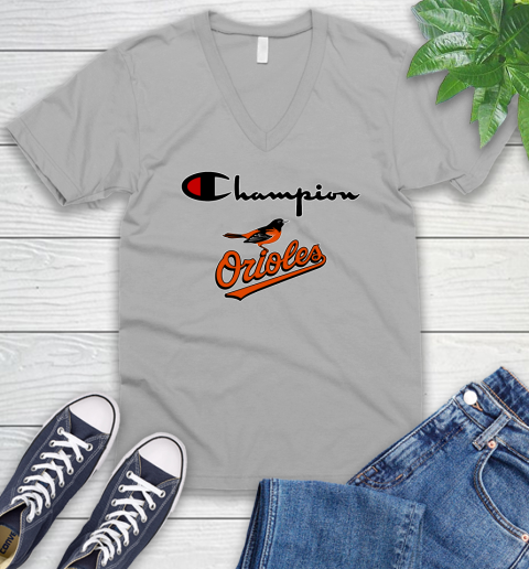 MLB Baseball Baltimore Orioles Champion Shirt V-Neck T-Shirt 2