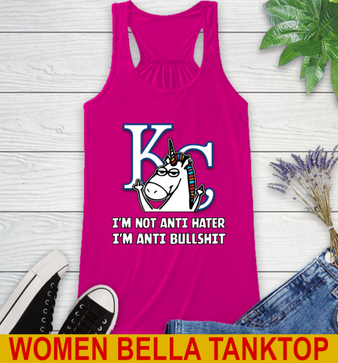 Los Angeles Angels MLB Baseball Unicorn I'm Not Anti Hater I'm Anti Bullshit (2) Racerback Tank 8