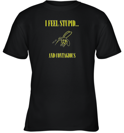 Nirvana Lyrics I Feel Stupid And Contagious Youth T-Shirt