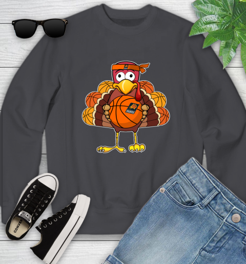 Phoenix Suns Turkey thanksgiving day Youth Sweatshirt 6