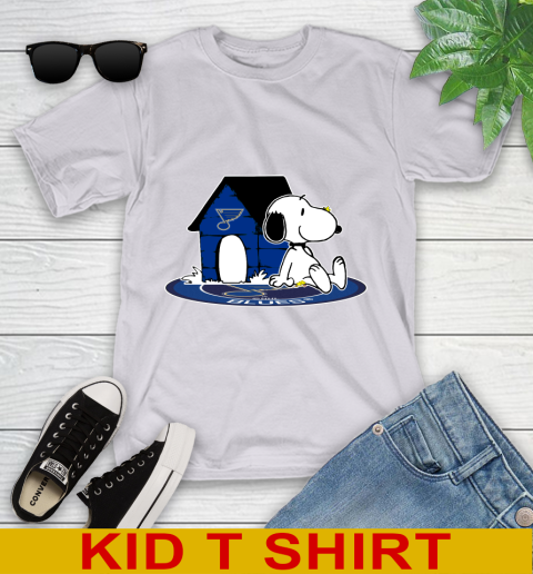 NHL Hockey St.Louis Blues Snoopy The Peanuts Movie Shirt Youth T-Shirt 5