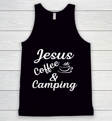 Jesus coffe Camping Tank Top