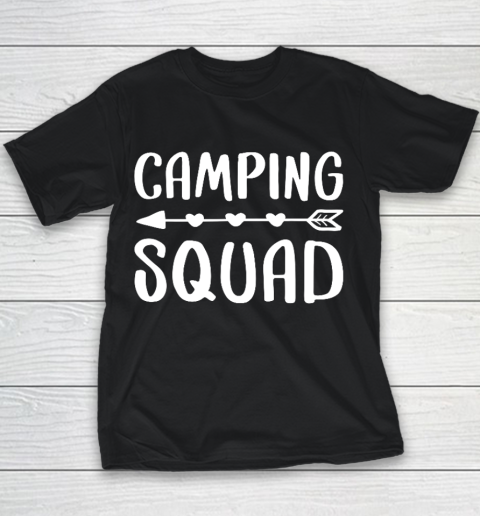 Camping Squad T Shirt Happy Camper Gift Youth T-Shirt