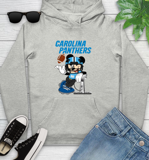NFL Carolina Panthers Mickey Mouse Disney Super Bowl Football T Shirt Youth Hoodie